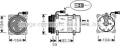 Ava Quality Cooling DF K026 - Kompresors, Gaisa kond. sistēma ps1.lv