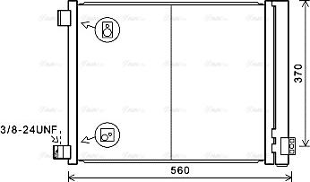 Ava Quality Cooling DN5427D - Kondensators, Gaisa kond. sistēma ps1.lv