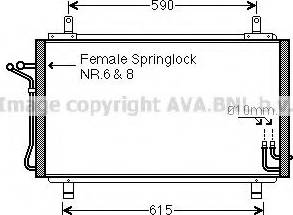 Ava Quality Cooling DN 5329 - Kondensators, Gaisa kond. sistēma ps1.lv