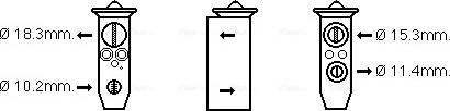 Ava Quality Cooling DN1359 - Izplešanās vārsts, Gaisa kond. sistēma ps1.lv