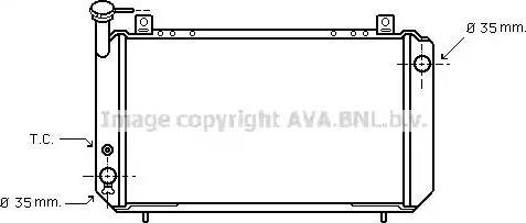 Ava Quality Cooling DN 2054 - Radiators, Motora dzesēšanas sistēma ps1.lv