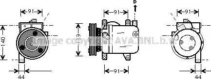 Ava Quality Cooling DN K001 - Kompresors, Gaisa kond. sistēma ps1.lv