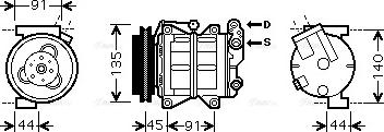 Ava Quality Cooling DN K314 - Kompresors, Gaisa kond. sistēma ps1.lv