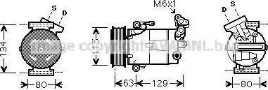 Ava Quality Cooling DN K334 - Kompresors, Gaisa kond. sistēma ps1.lv