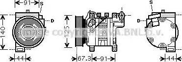 Ava Quality Cooling DN K273 - Kompresors, Gaisa kond. sistēma ps1.lv