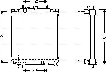 Ava Quality Cooling DU 2046 - Radiators, Motora dzesēšanas sistēma ps1.lv