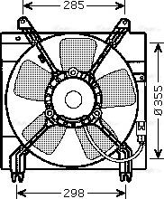 Ava Quality Cooling DW 7509 - Ventilators, Motora dzesēšanas sistēma ps1.lv