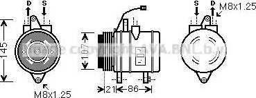 Ava Quality Cooling DW K079 - Kompresors, Gaisa kond. sistēma ps1.lv