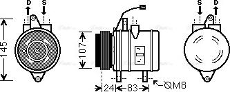 Ava Quality Cooling DW K096 - Kompresors, Gaisa kond. sistēma ps1.lv