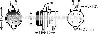 Ava Quality Cooling DW K097 - Kompresors, Gaisa kond. sistēma ps1.lv