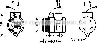 Ava Quality Cooling DW K041 - Kompresors, Gaisa kond. sistēma ps1.lv