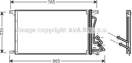 Ava Quality Cooling FD 5304 - Kondensators, Gaisa kond. sistēma ps1.lv