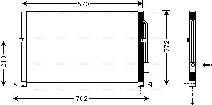 Ava Quality Cooling FD 5302 - Kondensators, Gaisa kond. sistēma ps1.lv