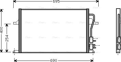 Ava Quality Cooling FD 5259 - Kondensators, Gaisa kond. sistēma ps1.lv