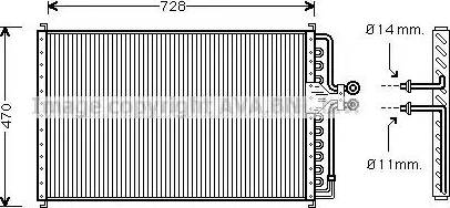 Ava Quality Cooling FD 5230 - Kondensators, Gaisa kond. sistēma ps1.lv