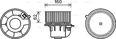 Ava Quality Cooling FD8499 - Salona ventilators ps1.lv