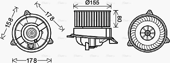 Ava Quality Cooling FD8495 - Salona ventilators ps1.lv