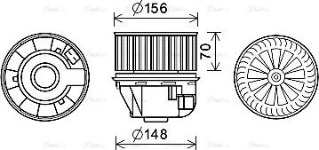 Ava Quality Cooling FD8619 - Salona ventilators ps1.lv