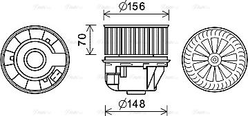 Ava Quality Cooling FD8618 - Salona ventilators ps1.lv