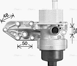 Ava Quality Cooling FD3669H - Eļļas radiators, Motoreļļa ps1.lv