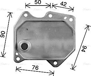 Ava Quality Cooling FD3669 - Eļļas radiators, Motoreļļa ps1.lv