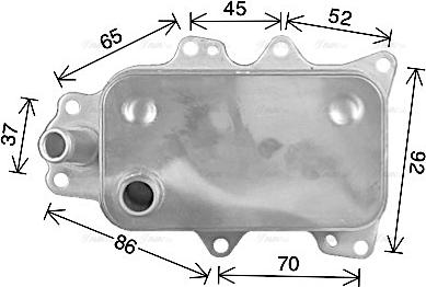 Ava Quality Cooling FD3684 - Eļļas radiators, Motoreļļa ps1.lv