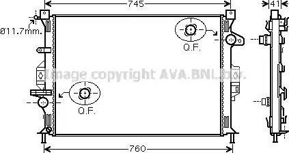 Ava Quality Cooling FD 2424 - Radiators, Motora dzesēšanas sistēma ps1.lv