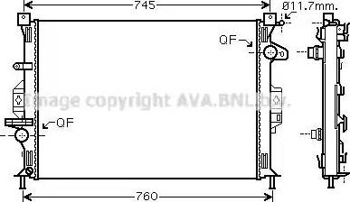 Ava Quality Cooling FD 2422 - Radiators, Motora dzesēšanas sistēma ps1.lv