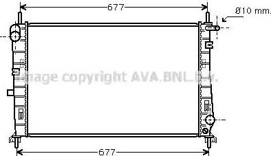 Ava Quality Cooling FD 2196 - Radiators, Motora dzesēšanas sistēma ps1.lv