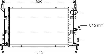 Ava Quality Cooling FD 2148 - Radiators, Motora dzesēšanas sistēma ps1.lv