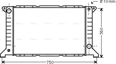 Ava Quality Cooling FD 2169 - Radiators, Motora dzesēšanas sistēma ps1.lv