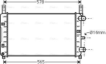 Ava Quality Cooling FD 2117 - Radiators, Motora dzesēšanas sistēma ps1.lv