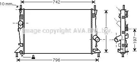 Ava Quality Cooling FD 2369 - Radiators, Motora dzesēšanas sistēma ps1.lv