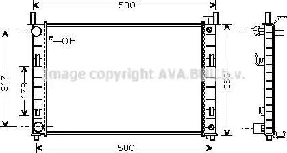 Ava Quality Cooling FD 2324 - Radiators, Motora dzesēšanas sistēma ps1.lv