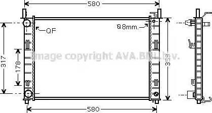 Ava Quality Cooling FD 2326 - Radiators, Motora dzesēšanas sistēma ps1.lv