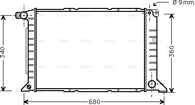 Ava Quality Cooling FD 2261 - Radiators, Motora dzesēšanas sistēma ps1.lv