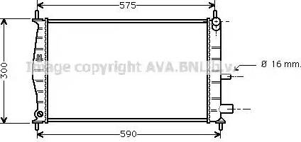 Ava Quality Cooling FD 2218 - Radiators, Motora dzesēšanas sistēma ps1.lv