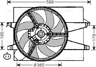 Ava Quality Cooling FD 7541 - Ventilators, Motora dzesēšanas sistēma ps1.lv