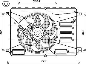 Ava Quality Cooling FD7556 - Ventilators, Motora dzesēšanas sistēma ps1.lv