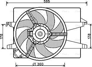 Ava Quality Cooling FD 7553 - Ventilators, Motora dzesēšanas sistēma ps1.lv