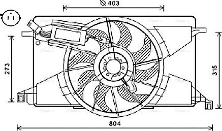 Ava Quality Cooling FD7565 - Ventilators, Motora dzesēšanas sistēma ps1.lv