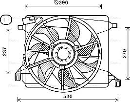 Ava Quality Cooling FD7560 - Ventilators, Motora dzesēšanas sistēma ps1.lv