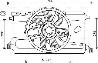 Ava Quality Cooling FD7561 - Ventilators, Motora dzesēšanas sistēma ps1.lv