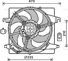 Ava Quality Cooling FD7567 - Ventilators, Motora dzesēšanas sistēma ps1.lv