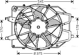 Ava Quality Cooling FD 7509 - Ventilators, Motora dzesēšanas sistēma ps1.lv