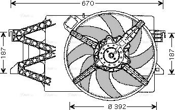 Ava Quality Cooling FD 7514 - Ventilators, Motora dzesēšanas sistēma ps1.lv