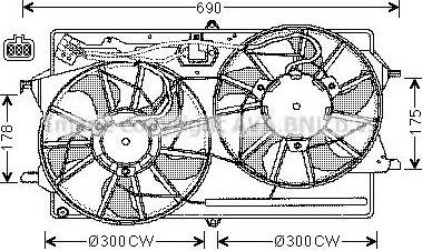 Ava Quality Cooling FD 7511 - Ventilators, Motora dzesēšanas sistēma ps1.lv