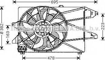 Ava Quality Cooling FD 7527 - Ventilators, Motora dzesēšanas sistēma ps1.lv