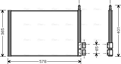 Ava Quality Cooling FDA5328 - Kondensators, Gaisa kond. sistēma ps1.lv