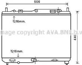 Ava Quality Cooling FDA2441 - Radiators, Motora dzesēšanas sistēma ps1.lv